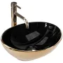 Умивальник (раковина) REA SOFIA GOLD BLACK накладний * — Photo 6