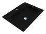 Умивальник DELLA 600 MIRASTONE BLACK Miraggio — Photo 2