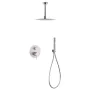 IMEX MONZA BRUSHED NICKEL Набір для душу, матовий нікель — Photo 2