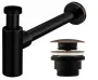 Сифон для раковини REA OLD BLACK універсальний + CLICK-CLACK * — Photo 7