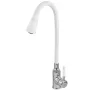 Змішувач для кухні ZERIX ATRIUM-011-T REFL.WHITE (Колір хром+силіконовий вилив білий) (ZX4719) — Photo 7
