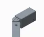 Шторки скляні на ванну Koer SR BS03-95x140-TR-01 прозоре скло 6мм, хром (KR5402) — Photo 28