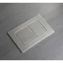 Панель змиву Koer KT-0612-02 240x160x10mm з нержавіючої сталі, кнопка квадратна SUS304 (KR6120) — Photo 9