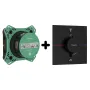 SHOWER SELECT COMFORT E термостат для 2 споживачів, ПМ, чорний матовий+IBOX universal 2.0 прихована частина для зміш(в подарунок) — Photo 2