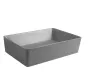 Раковина накладна Mixxus Premium QUADRO-0108 GRAY 550x390x145mm (MP6652) — Photo 19