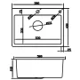Мийка з нержавіючої сталі MIXXUS MH5843 DECOR SS COLOR (MH5843 DECOR NANO-SILVER) (3.0/0.8) колір нержавійка (MI7041) — Photo 3