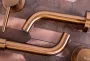 Змішувач для раковини (умивальника) REA LUNGO LONG BRUSHED COPPER + BOX прихованого монтажу — Photo 5