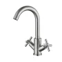 Змішувач для кухні Lidz Wind 161F двохвентильний LDWIN161FNKS46098 Nickel — Photo 4