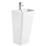 Раковина моноблок Mixxus STYLE-1101 з отвором під змішувач та переливом 440х380х830mm (MI6696) — Photo 4