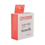 Комплект кранів для рушникосушки кутовий Koer KR.SET.550 - M1/2''xM1/2'' запірний, хромований (KR5840) — Photo 7