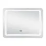 Дзеркало Qtap Mideya  800x800 з LED-підсвічуванням Touch,  з антизапотіванням, з годинником, димером, рег. яскравості  QT2078NCF8080W — Photo 7