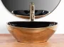 Умивальник (раковина) REA SOFIA GOLD BLACK накладний * — Photo 10