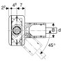 Монтажний комплект Geberit для дренажних каналів серії CleanLine 90-220 мм: d=50мм — Photo 3