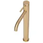 Змішувач для раковини (умивальника) REA CLIF BRUSHED GOLD золотий матовий високий — Photo 6