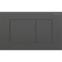 SIGMA40 SQUARE змивна клавіша для подвійного змиву, чорний хром / матовий, легко чиститься — Photo 2
