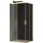 Душова кабіна без піддону Koer SR SC10-90x90x195-TR-12 прозоре скло Easy Clean 6мм, матове золото (KR5943) — Photo 33