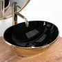 Умивальник (раковина) REA SOFIA GOLD BLACK накладний * — Photo 7