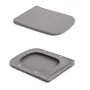 Унітаз підвісний Tern Ultra Quiet 490×365×325 мм, Stone Grey, з сидінням Slim Duroplast / Soft-close / Quick Release QT17332303ASSG Qtap — Photo 15