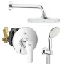Душова система прихованого монтажу зі змішувачем Grohe Eurosmart New (UA25183004) — Photo 9