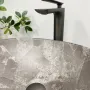 Умивальник (раковина) VBI PARMA DARK GREY STONE MATT накладний — Photo 8