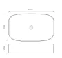 Раковина накладна Mixxus Premium BEVEL-0105 610х375х120mm (MP6524) — Photo 11