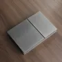 Панель змиву Koer KT-0610-07 240x160x32mm пластикова, квадратна (графіт) — Photo 5