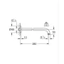 Душовий кронштейн Grohe RSH 380 мм (28361000) — Photo 3