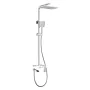 Душова колона KOER KB-56007-04 зі змішувачем, 3 функції (Колір хром+білий) (KR5159) — Photo 2
