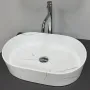 Умивальник VBI VERONA 50 MARBLE WHITE GLOSSY накладний — Photo 6