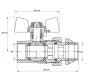 Кран з американкою 3/4" "антіпротечка" (Koer KR.227-Gi) (KR0191) — Photo 4