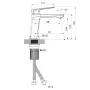 Змішувач для раковини низький Qtap Crow QTCRO270CRM48644 Chrome — Photo 9