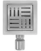 Трап для душу REA CROSS 12x12 NICKIEL BRUSHED — Photo 6