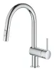 Змішувач для кухні з висувним виливом Grohe Minta (32321002) — Photo 7