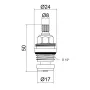 Кран-букс Lidz (BRA) 53 01 031 00 гума 1/2" — Photo 5