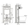Набір інсталяційний: ORLANDO Rimless підвісний унітаз, сидіння Slim slow-closing, VOLLE MASTER інсталяція для унітазу 4в1, клавіша хром — Photo 5