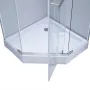 Душова кабіна Lidz Dozorca SC90x90.CRM.LOW.TR, скло прозрачне 6 мм — Photo 10
