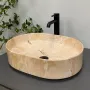 Умивальник (раковина) VBI VERONA 50 TRAVERTINE GLOSSY накладний — Photo 8