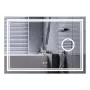 Дзеркало Mixxus Premium QUADRO MR20-120x80 з Led Touch, Anti-fog, димером, регулятором яскравості, лінзою (MP6624) — Photo 12