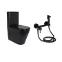Комплект 2 в 1: підлоговий унітаз Qtap Scorpio Matt Black QT14226088AMB + набір гігієнічного душу Lidz Aria Black LDARI110BLA43394 — Photo 7