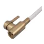 Змішувач для кухні ZERIX REX-011 BRUSHED GOLD REFL.WHITE з нерж. сталі (Колір матове золото+силіконовий вилив білий) (ZX6134) — Photo 13