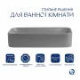 Раковина накладна Qtap Tern 610x350x135 мм, Stone grey, прямокутна, з донним клапаном QTTER188SG49789 — Photo 7