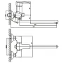 Змішувач для ванни Haiba Focus 006 матовий (HB0119) — Photo 3