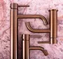 Змішувач для раковини (умивальника) REA LUNGO BRUSHED COPPER низький — Photo 7