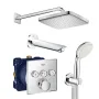 Душова система прихованого монтажу з термостатом Grohe Grohtherm SmartControl New Tempesta 250 (UA26415SC2) — Photo 8