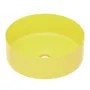 Умивальник накладний 35,8*35,8*13,7см круглий, matt yellow — Photo 2