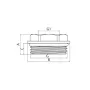 Футорка з ущільнювальним кільцем Koer KF.F0610-R - 1"x1/2" (KR5047) — Photo 3