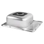 Кухонна мийка Lidz 5848 0,8 мм Micro Decor (LIDZ5848MDEC) — Photo 8