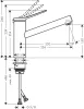 ZESIS M33 змішувач для кухні 150, 1jet , ECO, CoolStart, колір хром — Photo 5