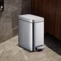 Відро для сміття з плавним закриттям прямокутне Mixxus Premium Quadro-TC0105 SS Color 5л колір нержавійка (MI7062) — Photo 22