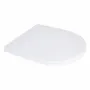 Сидіння для унітаза підлогового (Dove) 425×363×30 мм, White, з мікроліфтом, Slim Duroplast, Quick Release QT06228380BW3 Qtap — Photo 5
